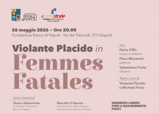 Fondazione Banco Napoli, Violante Placido in scena domani con Femmes Fatales