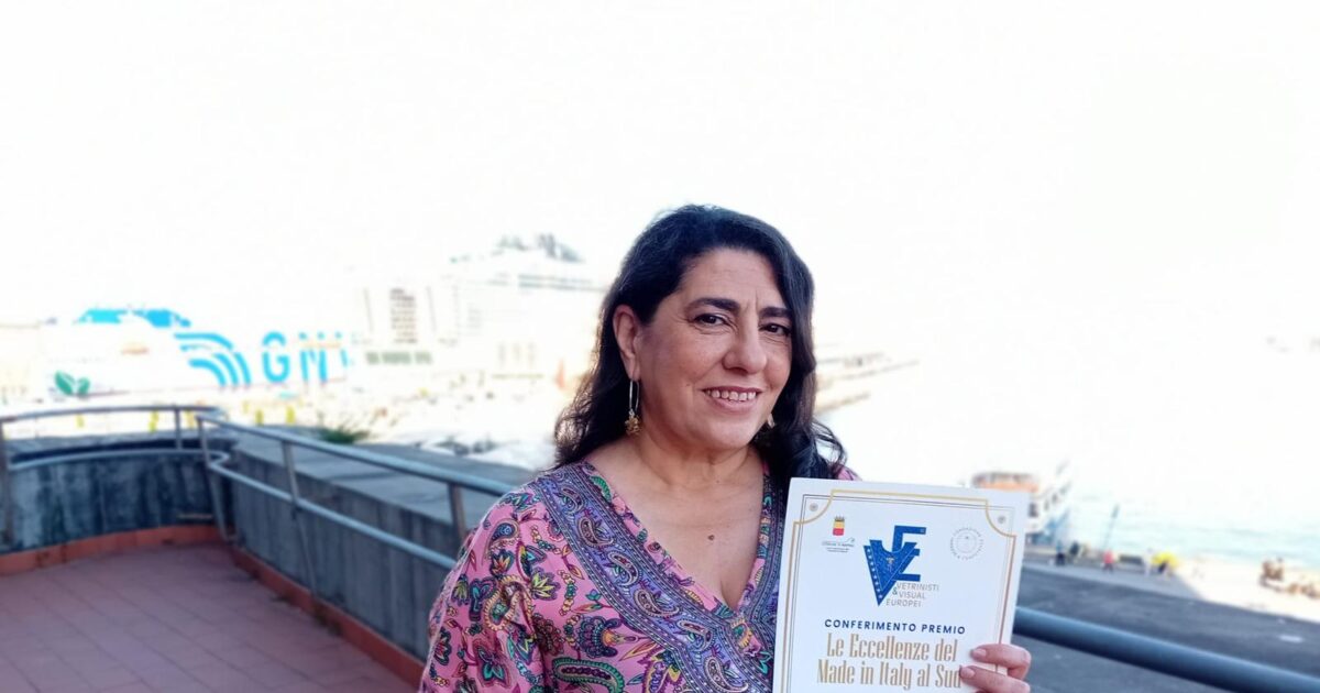 Cinzia Clemente premiata alle “Eccellenze del Made in Italy al Sud” al Maschio Angioino