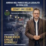 Cesa celebra legalità e territorio: una domenica di emozioni con Cosimo Di Livello Alto, Lello Musella e l’On. Francesco Emilio Borrelli