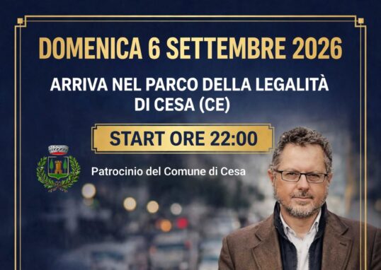 Cesa celebra legalità e territorio: una domenica di emozioni con Cosimo Di Livello Alto, Lello Musella e l’On. Francesco Emilio Borrelli