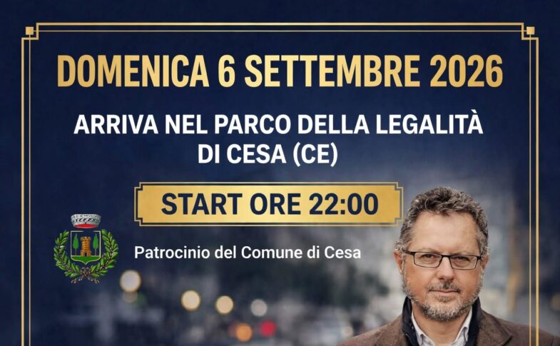 Cesa celebra legalità e territorio: una domenica di emozioni con Cosimo Di Livello Alto, Lello Musella e l’On. Francesco Emilio Borrelli